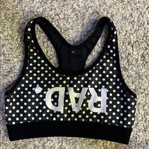 RAD. Love The Pain sports bra